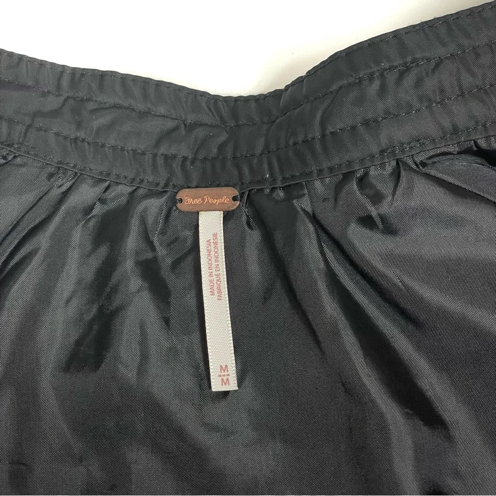 Free People ‘Midnight Bomber’ Full Zip Jacket in Black Size Medium - Picture 12 of 12